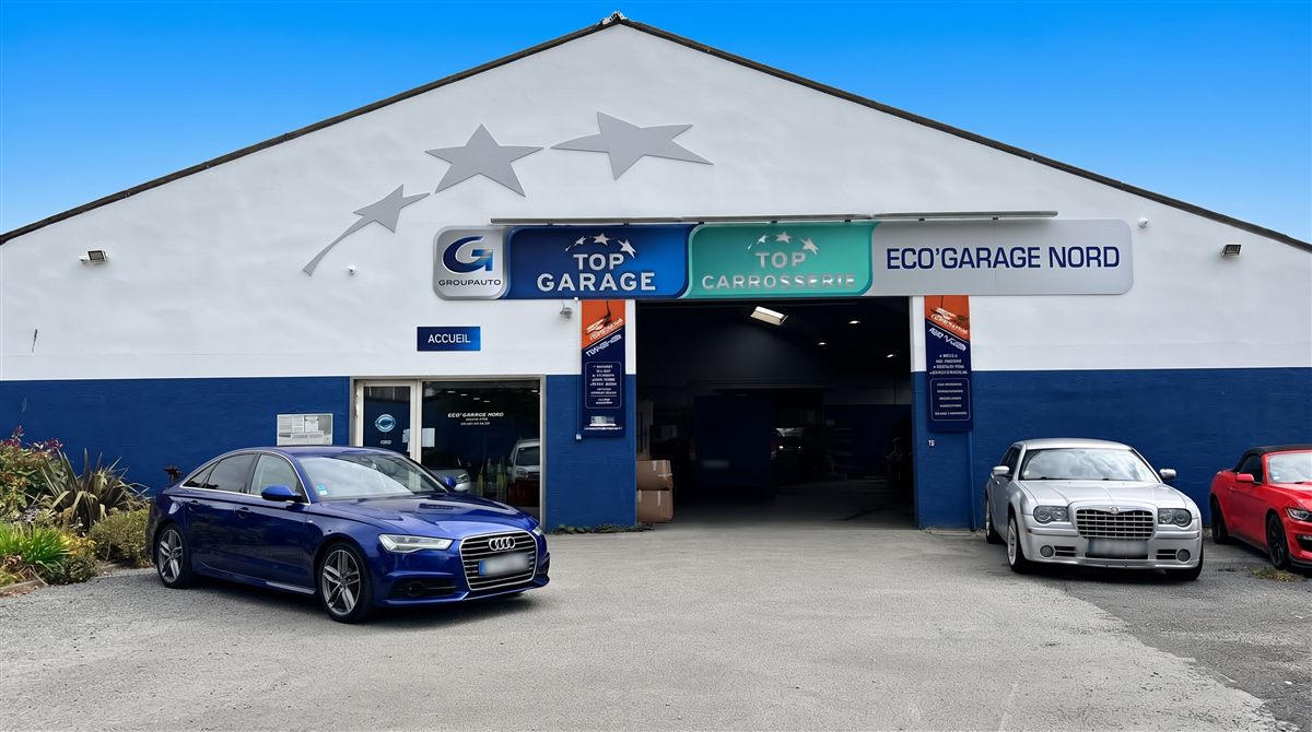 Façade du garage Eco'Garage Nord à Seclin