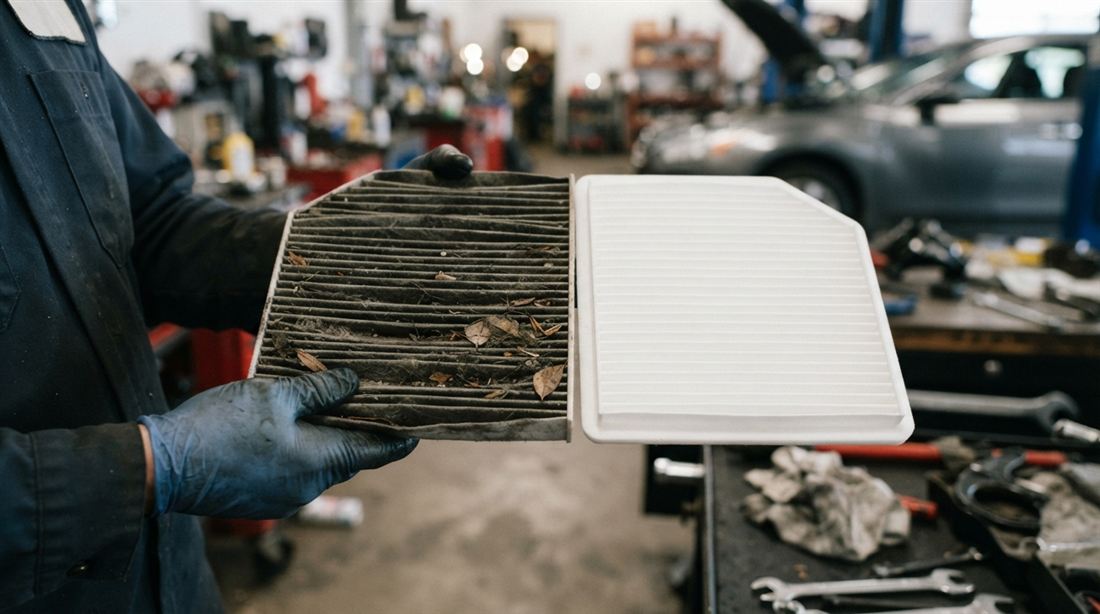 Remplacement du filtre habitacle chez Eco'Garage Nord
