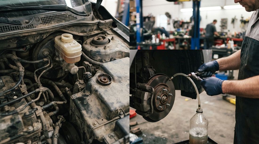 Purge du liquide de frein chez Eco'Garage Nord