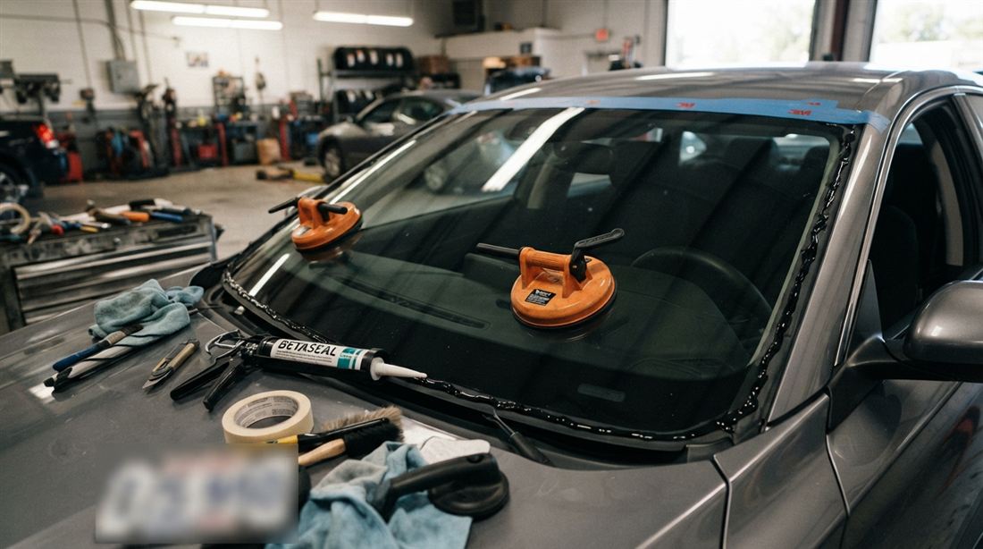 Remplacement de pare-brise chez Eco'Garage Nord