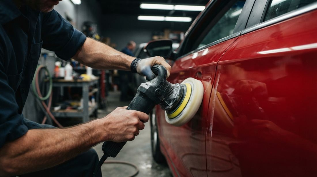 Suppression de rayures carrosserie chez Eco'Garage Nord