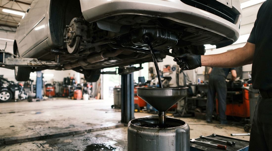 Vidange moteur chez Eco'Garage Nord